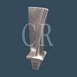 Superalloy turbine blade lost wax casting